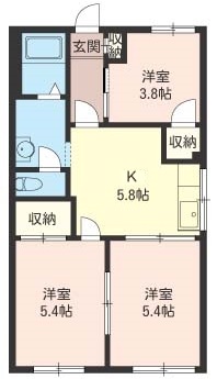 シャルマンＫの間取り