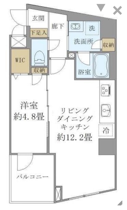 パインステージ白金高輪の間取り