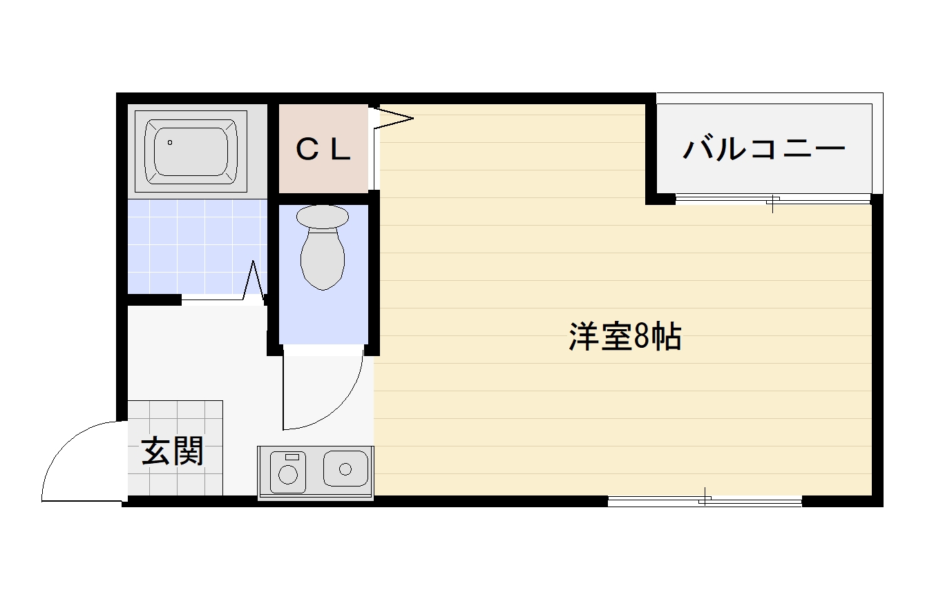 大阪市平野区喜連東のマンションの間取り