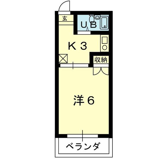 コーポひがしの間取り