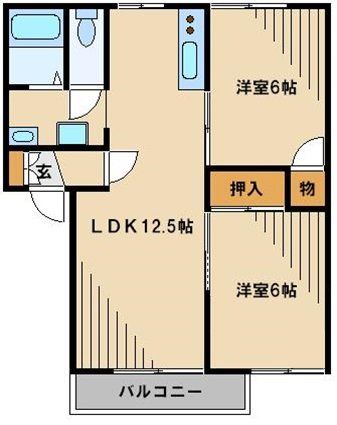 ロイヤルハウス入間の間取り