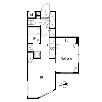 【豊島区西巣鴨のマンションの間取り】