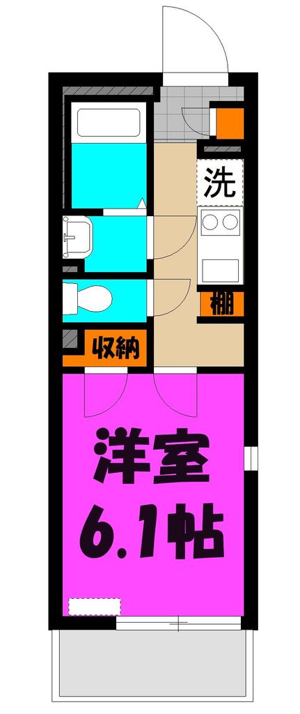 ラギ　下落合の間取り