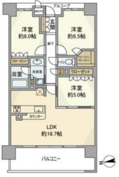 ワコーレ姫路呉服町の間取り