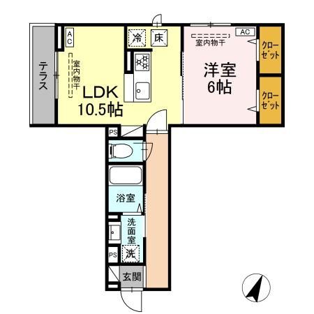 シャンティの間取り