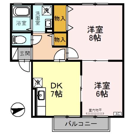 イーストサンライズIの間取り