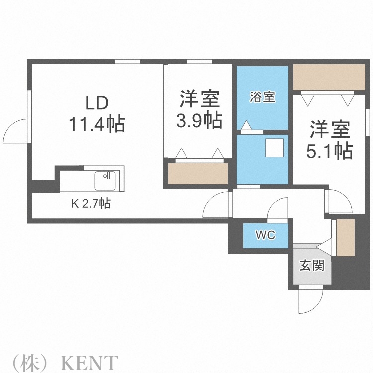 フィオリーノの間取り