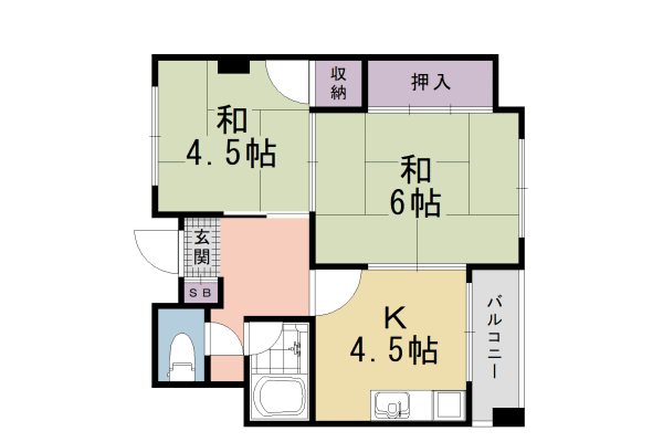 リエス西院の間取り