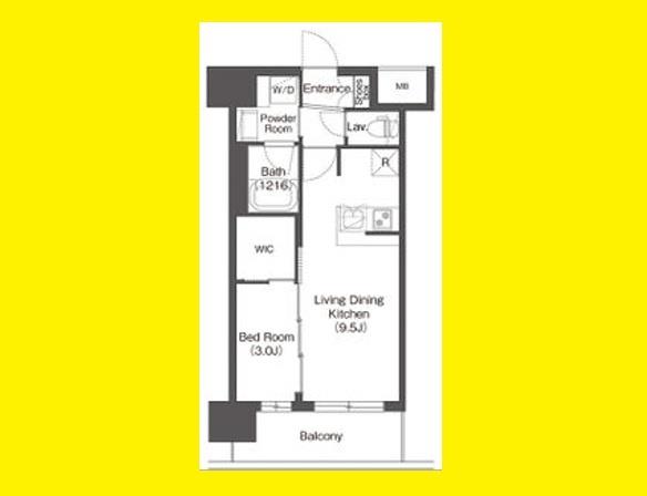 コンフォリア・リヴ新大阪西宮原ソルテラスの間取り