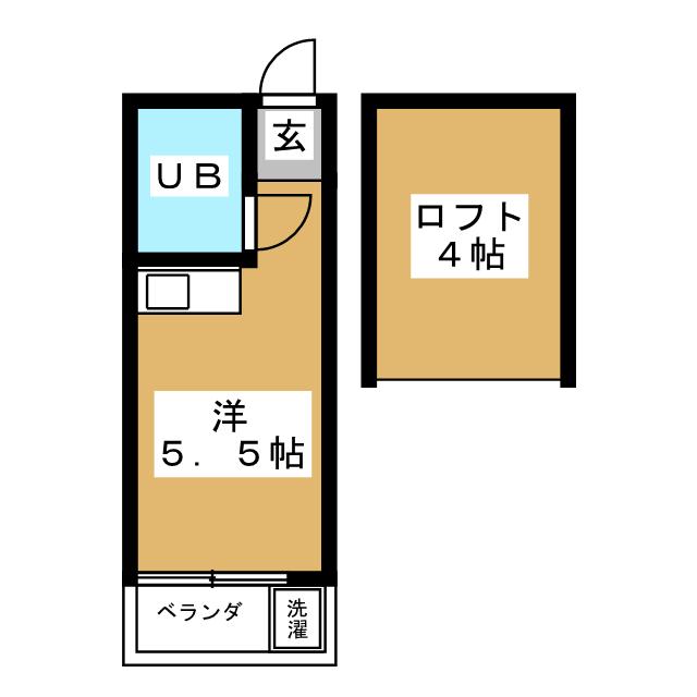 第２サンハイツの間取り