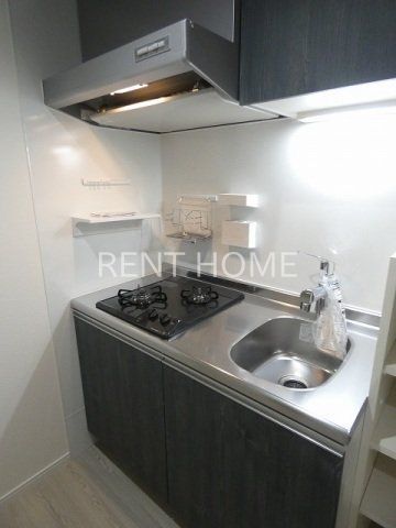 キッチン　2口ガスコンロ付き