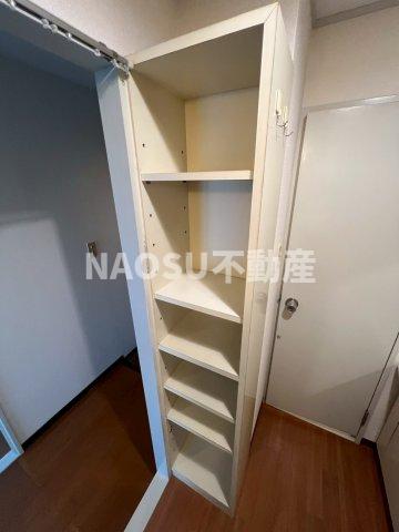 収納　たっぷりとした収納スペースです