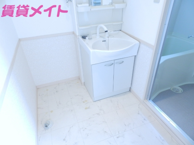 洗面設備　洗面所同型タイプの写真です