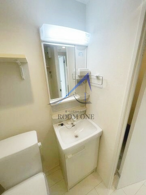 洗面設備　洗面台です。