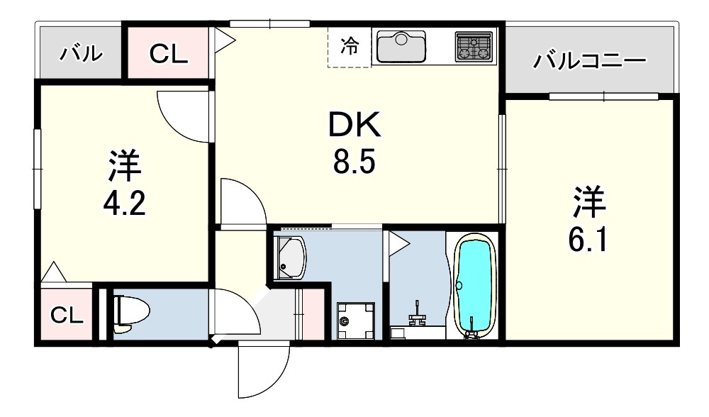 THE RESIDENCE 大庄西町の間取り写真