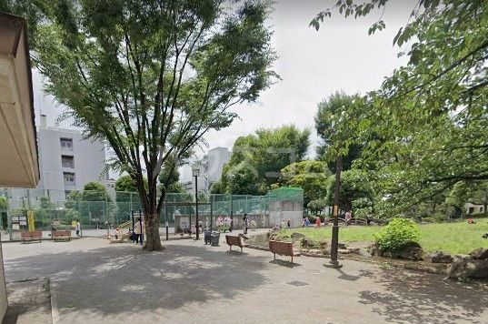 公園　新宿区立百人町ふれあい公園（公園）まで1089m