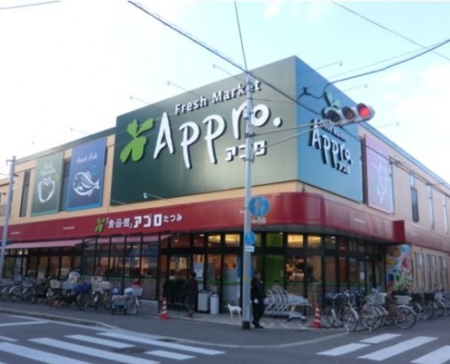 スーパー　食品館アプロたつみ店（スーパー）まで593m