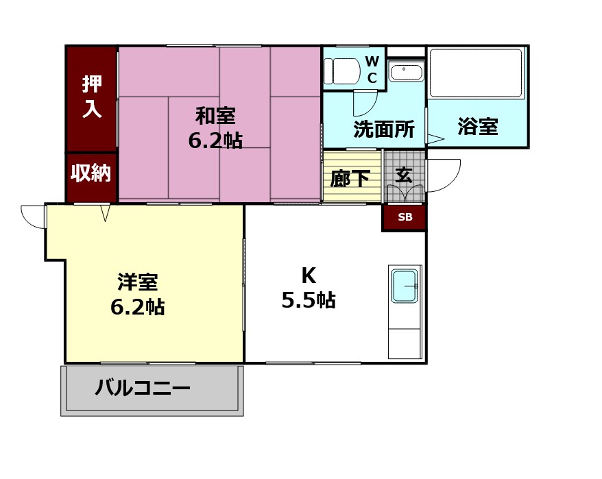 アンプルハーベストの間取り写真