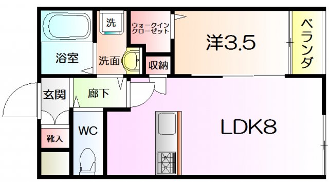 St.Residence七道の間取り写真