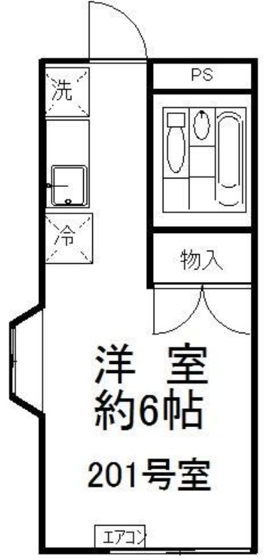 ウィザード小手指の間取り写真