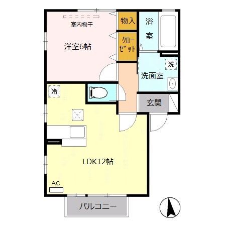 サンモールの間取り写真