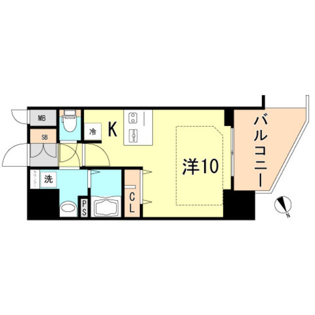 プレサンス THE 神戸の間取り写真