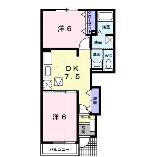 カレントの間取り写真