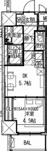 南海本線 七道駅 徒歩10分 10階建 築1年の間取り写真