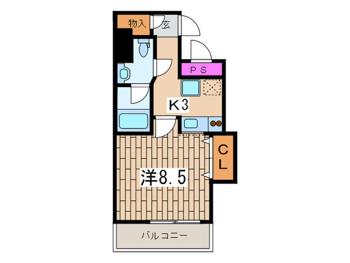 LA・IPSEの間取り写真