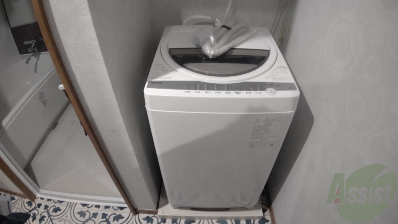 その他設備　洗濯機置場です。大きい洗濯でも入りそうですね