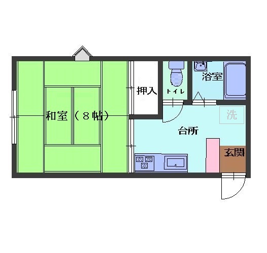 プレジールにしきの間取り