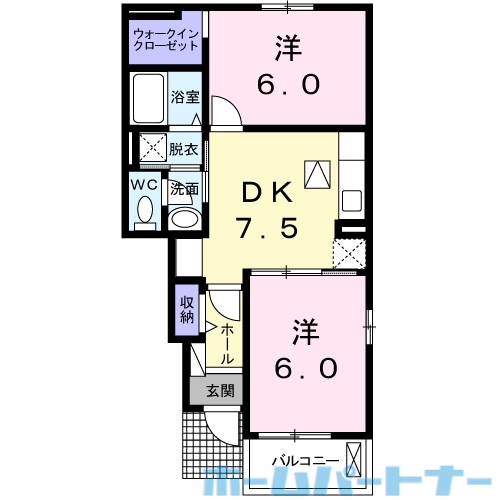 ラ・ナチュールの間取り