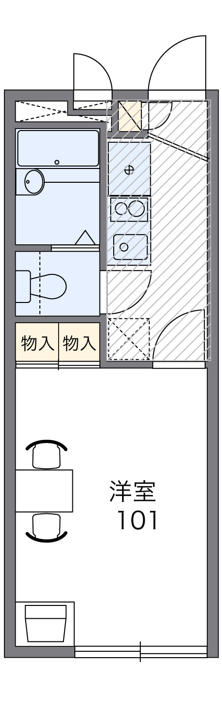 ドミール日進の間取り