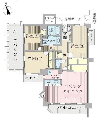 エクセレント幕張台公園の間取り