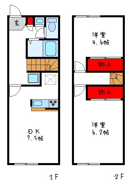 アソシエの間取り