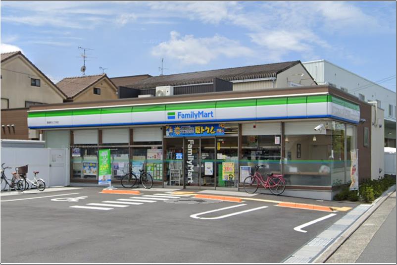 コンビニ　ファミリーマート（コンビニ）まで457m