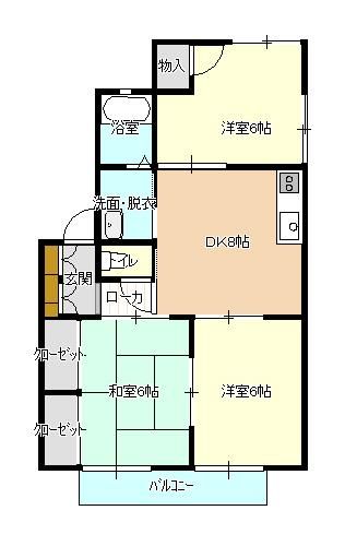 ディアス東福山の間取り