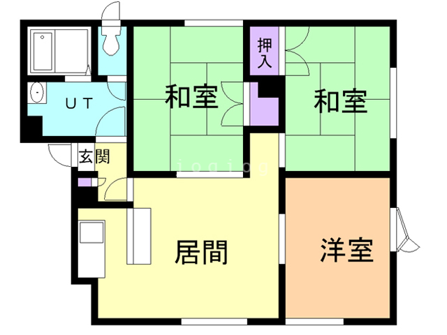 メイユール高砂六番館の間取り