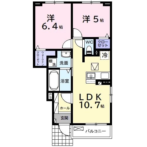 ラポールIVの間取り