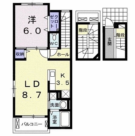 クラールの間取り