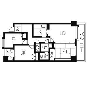 ダイアパレス長町南の間取り