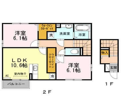 Ｔ－ｒｏｏｍ優の間取り