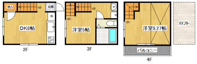 サンジミニアーノビルの間取り