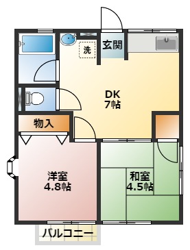 シティハイム KUBOの間取り