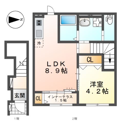 Ｆｏｒｅｓｔ志水の間取り