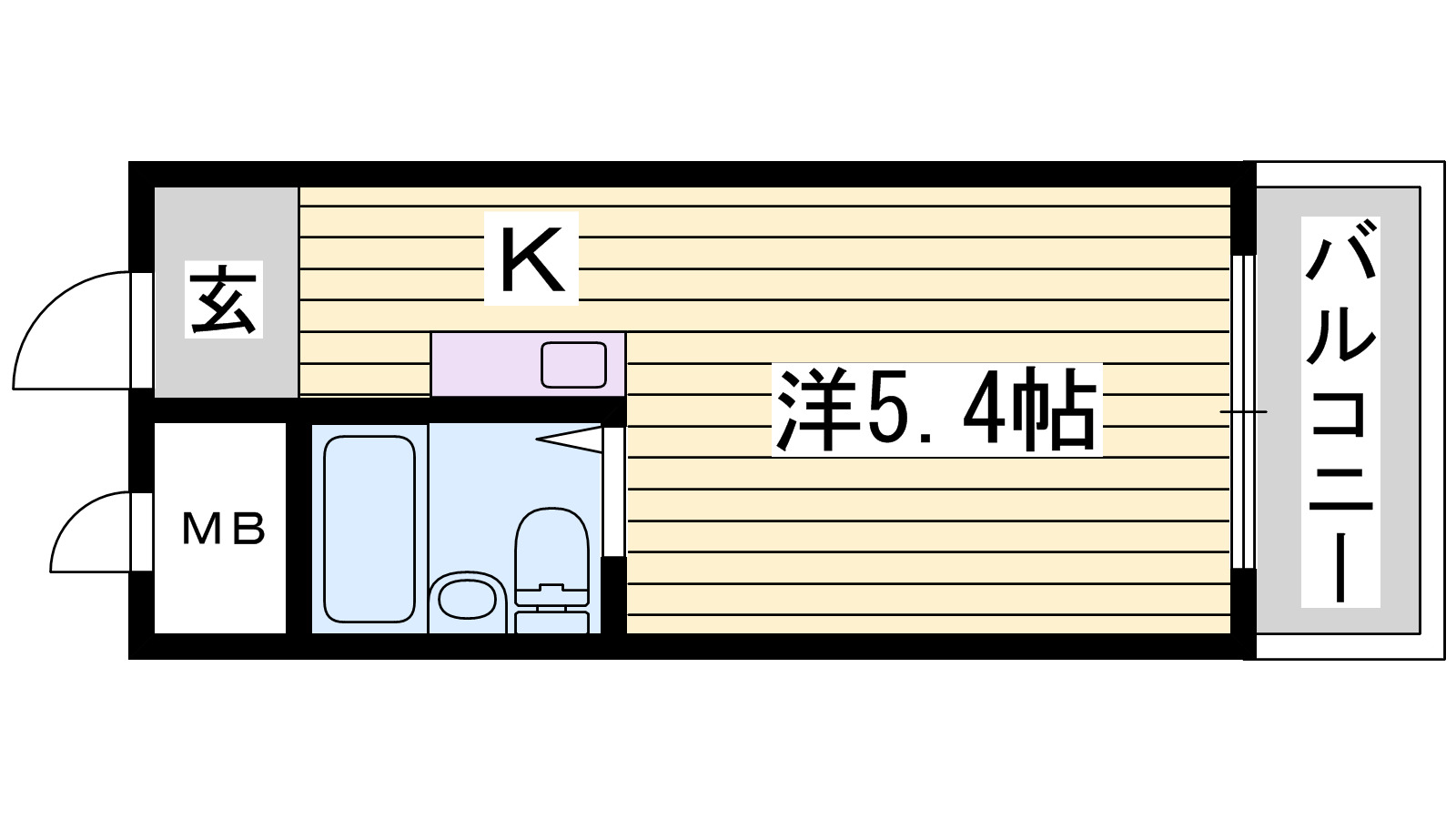 しらさぎメモリアルの間取り