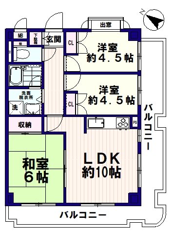 アクトピア方南町IIの間取り