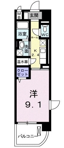 ステュディオ　ジオの間取り