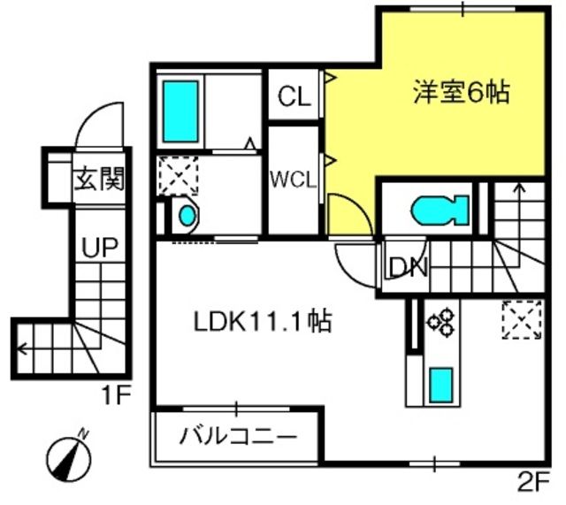 クローバーテラスの間取り