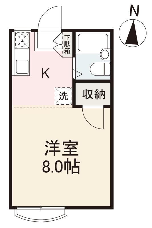 高松市国分寺町新居のアパートの間取り